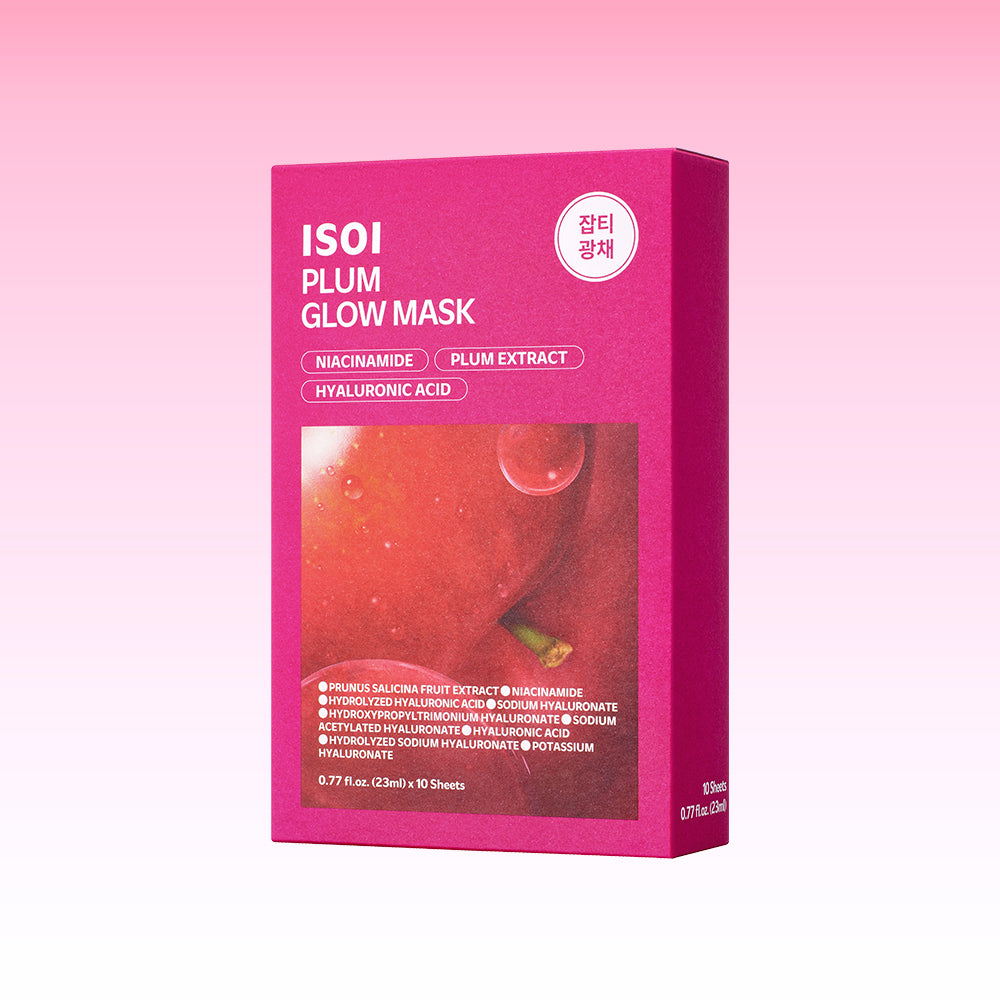 ISOI Plum Glow Mask (Blemish Radiance) 23ml x 10 sheets