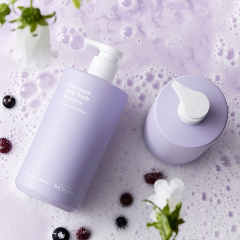 BEYOND Deodorant Moisture Pure Scent Merry Berry Body Wash and Emulsion 700 g