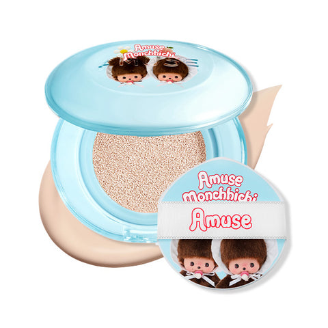 Amuse Airy Pore Cover Cushion (15g) SPF50+ Monchhichi Limited Edition