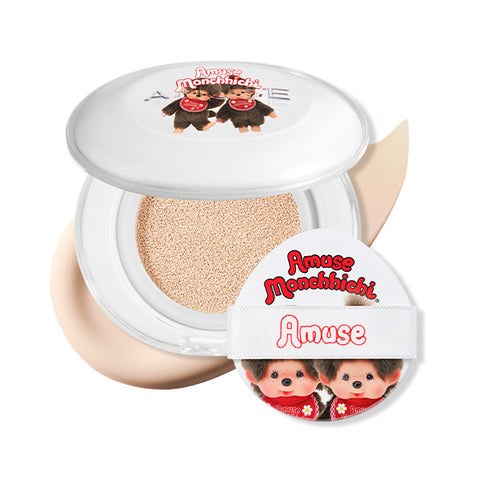 Amuse Ceramic Skin Perfector Cushion 15g SPF40 (Monchhichi Limited Edition)