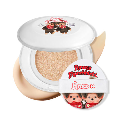 Amuse Ceramic Skin Perfector Cushion 15g SPF40 (Monchhichi Limited Edition)