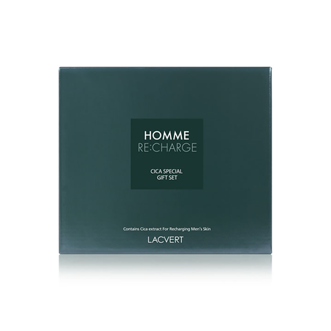 LACVERT Homme Recharge Cica 2-Piece Set (Skin + Aftershave)
