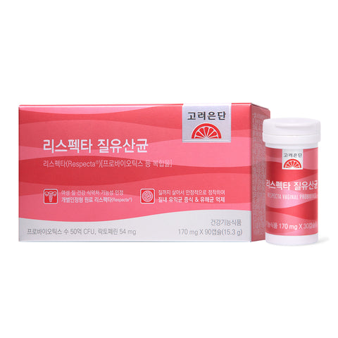 Koreaeundan Respecta Vaginal Probiotic 90 Capsules (3-Month Supply)