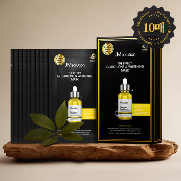JM Solution The Effect Glutathione Whitening Mask Pack 10P