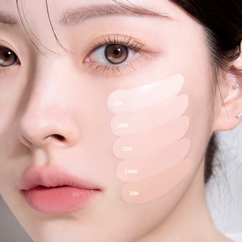 VIDIVICI Nude Perfection Skin Fit Cushion Set 15g + 2 Refills (15g each)