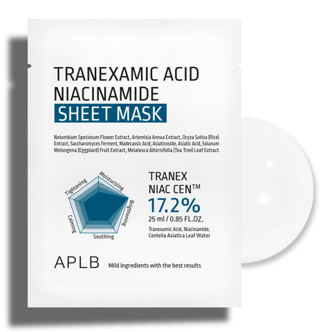 APLB Tranexamic Acid Niacinamide Sheet Mask 10-Pack
