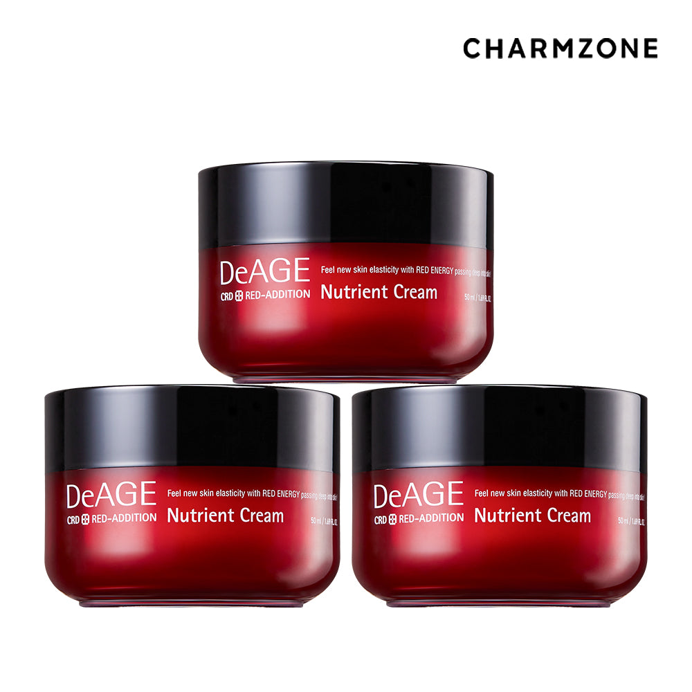 Charmzone DeAge Red Edition Nutrient Cream 50ml (3 Pack)