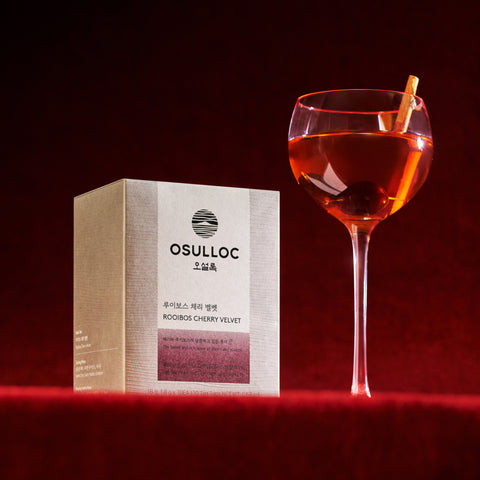 OSULLOC Rooibos Cherry Velvet 10 Pyramid Tea Bags