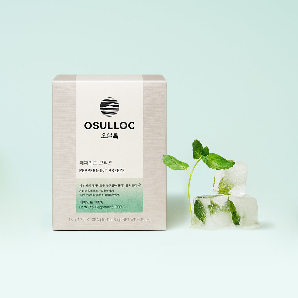 OSULLOC Peppermint Breeze Pyramid Tea Bags 10ct