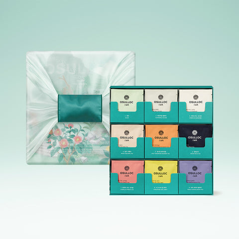 OSULLOC Tea Garden 9 Varieties x 3 Bags 27 Tea Bags 62.4 g