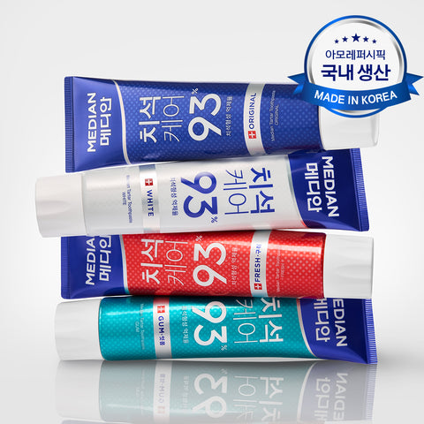 Median Tartar-Control Fluoride Toothpaste 120g (6 Pack)