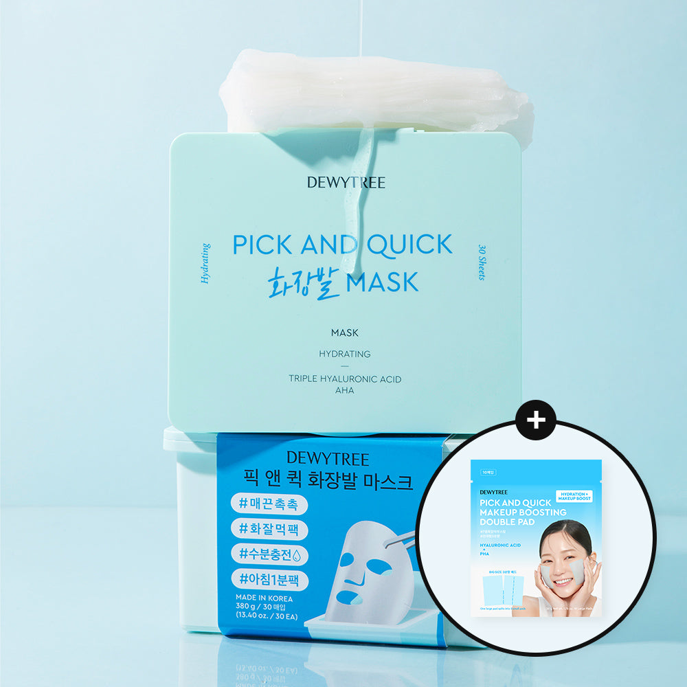 Dewytree Pick & Quick Makeup-Boosting Sheet Mask 30-Pack Set