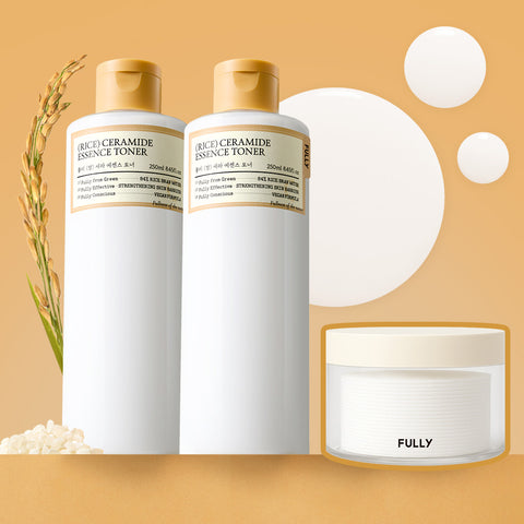 Fully Rice Cera Essence Toner 250ml (2 Pack)