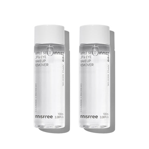 Innisfree Apple Seed Lip & Eye Makeup Remover 100ml (2 pack)