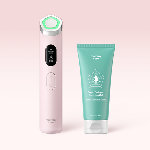 MommyCare PentaPrime All-in-One Radiance & Lift Device + Boosting Gel (Pink)