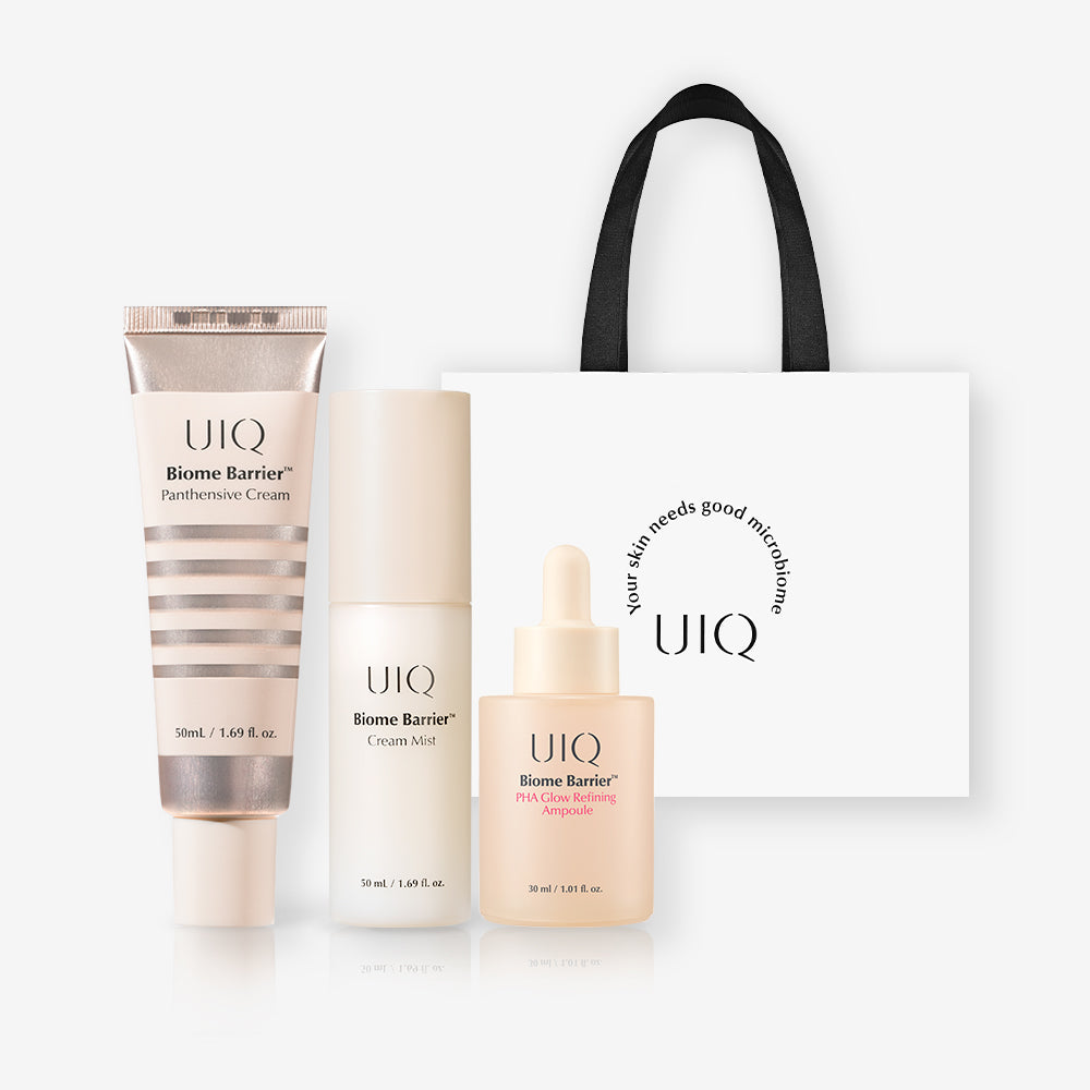 UIQ Biome Barrier Skin Barrier Care 3-Piece Value Set
