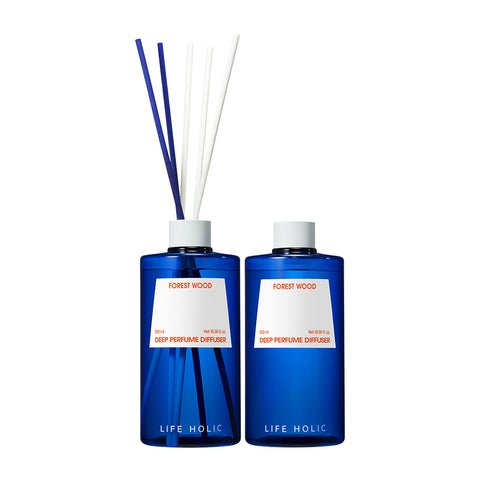 Milk Baobab Lifeholic Deep Perfume Diffuser 500ml (2-Pack) Forest Wood