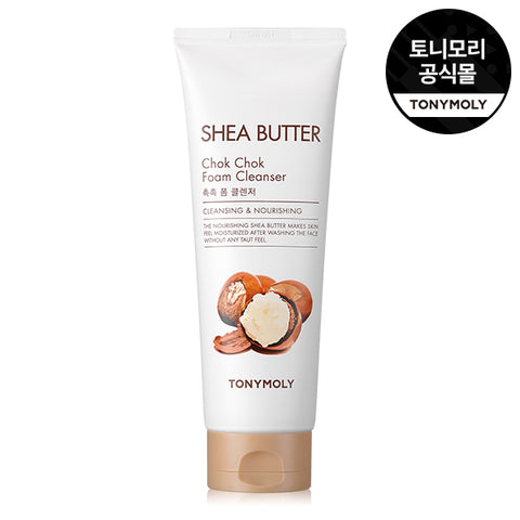 TONYMOLY Shea Butter Moisture Foam Cleanser 250ml (2 pack)