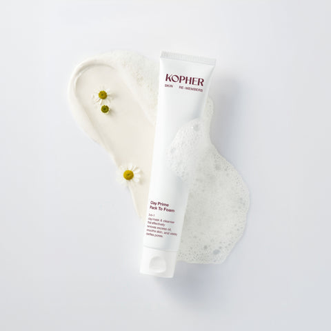Kopher Clay Prime Pack-to-Foam Cleansing Foam 80ml