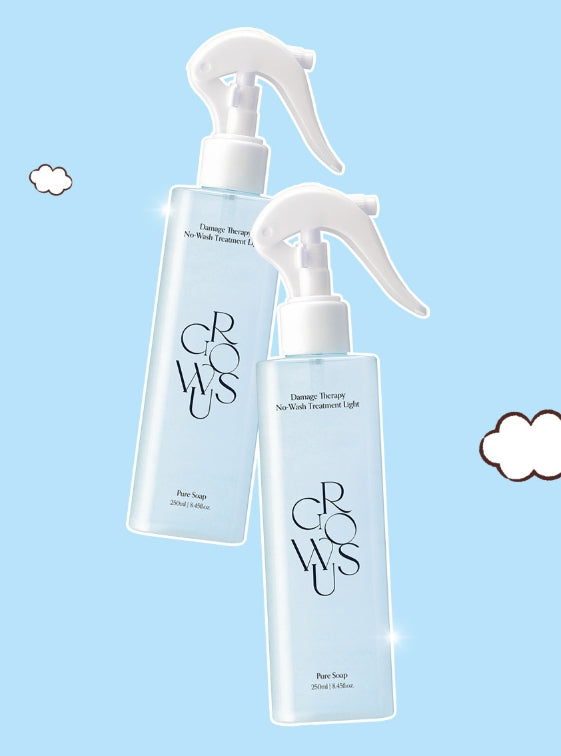 Growus Damage Therapy No-Wash Treatment Light 250ml - Pure Soap (Pearl X)