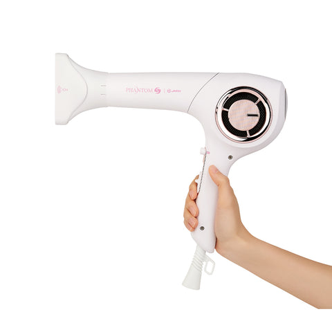 JMW Phantom S MS6401A BLDC Turbo Aviation Motor Hair Dryer White