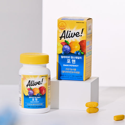 Alive Natural Life Alive One Daily for Men 1,632 mg x 80 Tablets 2-Box (160-Day Supply)