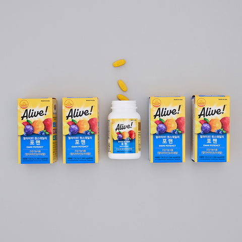 Alive Natural Life Alive One Daily for Men 1,632 mg x 80 Tablets 2-Box (160-Day Supply)