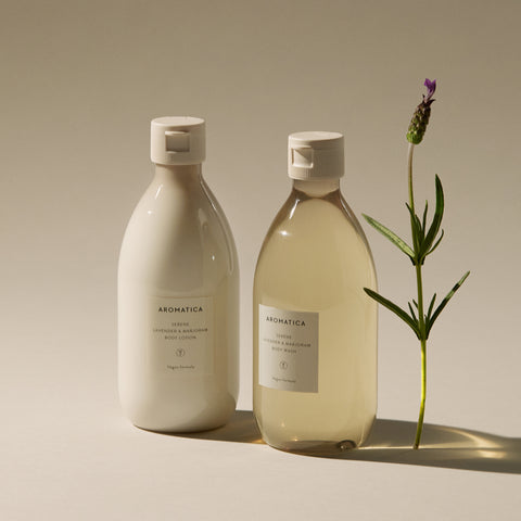Aromatica Surren Bodycare Moisture Set (3-piece: Body Wash + Lotion + Hand Cream) - Lavender & Marjoram