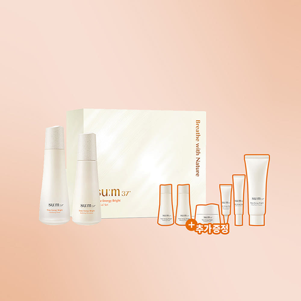 SU:M37 Time Energy Bright 2-Piece Set (Toner 170ml + Emulsion 120ml)