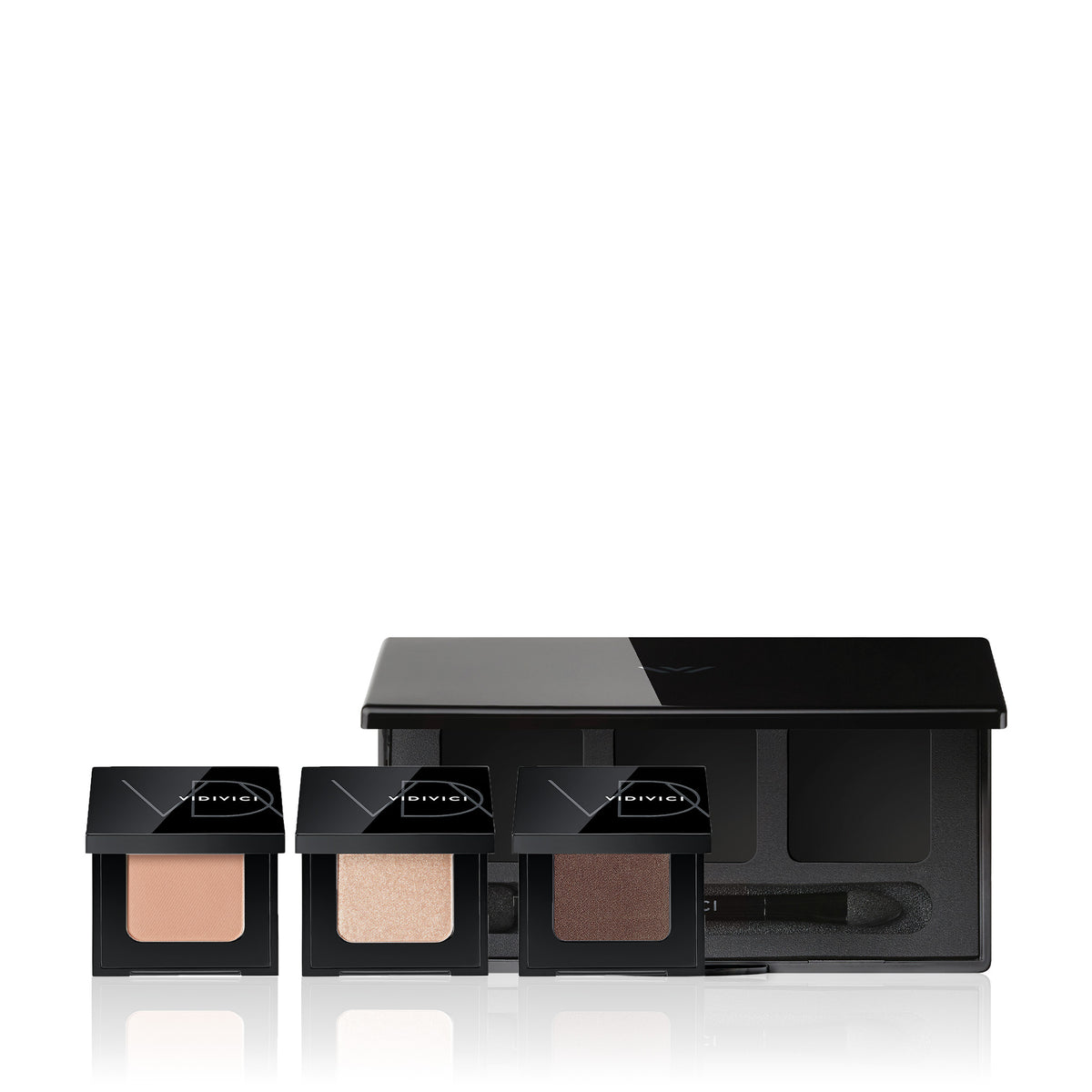 VIDIVICI Single Eyeshadow 3-Piece Set + Multi Case