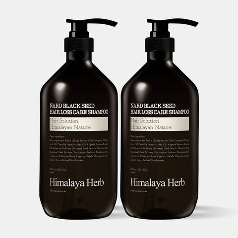 Nard Blackseed Anti-Hair Loss Shampoo 1L + Treatment 1L Set (2 Pack)
