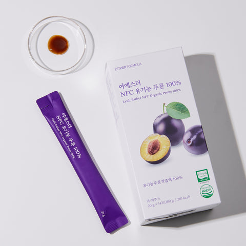 Esther Formula NFC Organic Prune 100% 14 Stick Packs x 20ml