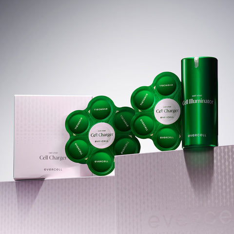 Evercell Vital Cell Illuminator 15ml + Charger 7 Capsules x2 (2-Week Program)