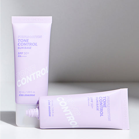 I'M MEME Purple Cotton Tone Control Sun Base 40ml SPF50+ PA++++