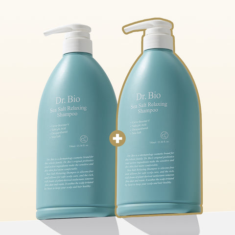 Dr.Bio Sea Salt Relaxing Anti-Hair Loss Shampoo 750ml (2 Pack)