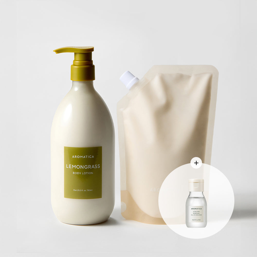 Aromatica Lemongrass Body Lotion 750ml + Refill 500ml