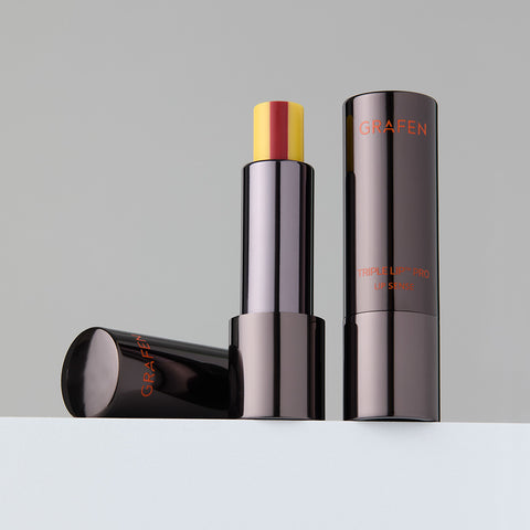 Grafen TripleFlip Pro Lip Sense 3.9g - Coral / Natural / Nourishing Care (Men's Lip Balm)