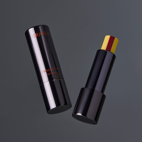 Grafen TripleFlip Pro Lip Sense 3.9g - Coral / Natural / Nourishing Care (Men's Lip Balm)