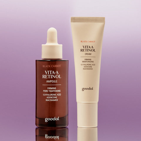 Goodal Black Carrot Vita A Retinol Firming Ampoule 30ml + Cream 50ml Set