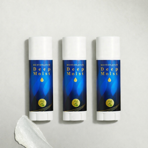Mentholatum Deep Moist Lip Balm Natural 4.5g (3 Pack)