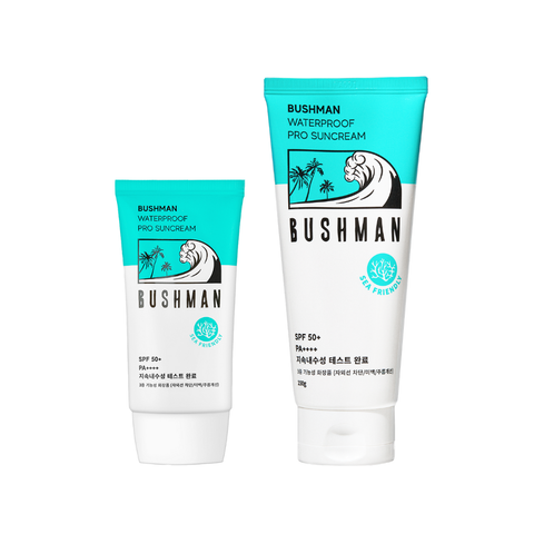 Bushman Waterproof Pro Suncream SPF50+ PA++++ 150ml (2-Piece Set)