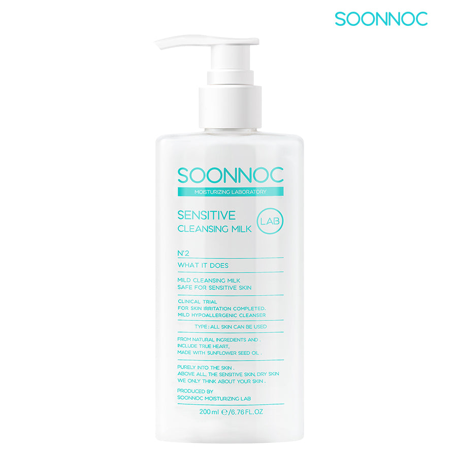 Soonnoc Sensitive Cleansing Milk 200ml