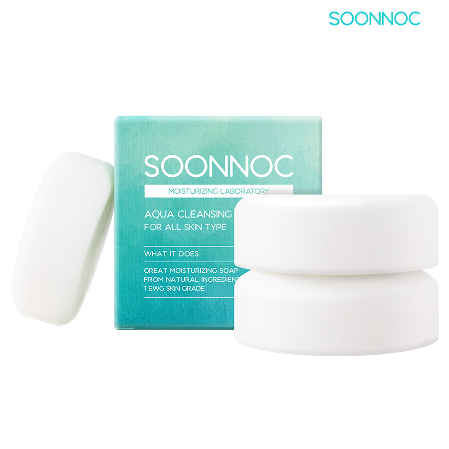 Soonnoc Aqua Cleansing Bar 3-Bar Set