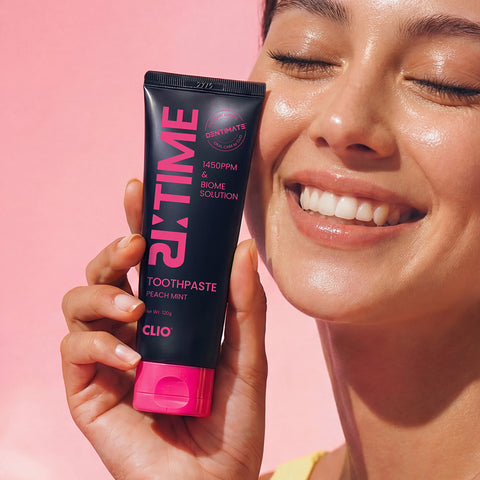 Clio DentiMate ReTime 1450 High-Fluoride Biome Toothpaste 120g (3 Pack)