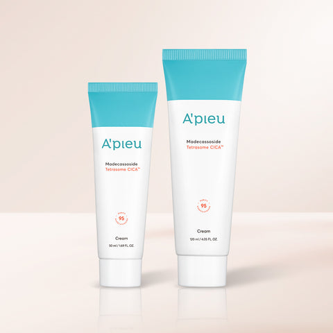 A'PIEU Madecassoside Tetrasome Cica Cream 2-Piece Set (50ml + 120ml)