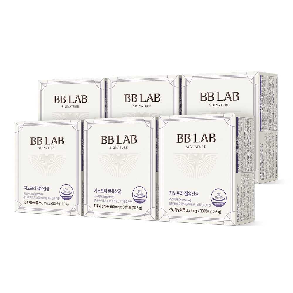Nutrione BB Lab Genofree Vaginal Probiotics for Women 30 Capsules (6 Pack)