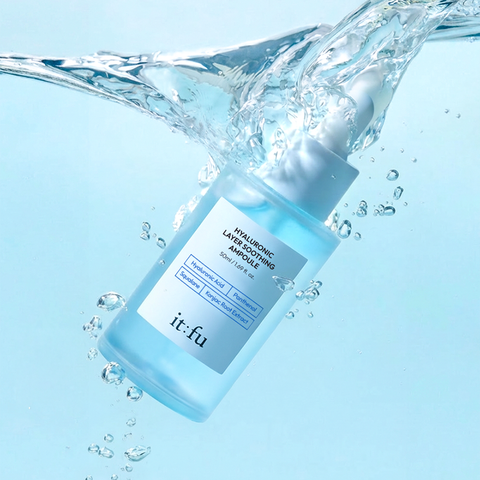 Itfu Moisture Tone-Up 2-Piece Set (Radiance Toner + Hyaluronic Ampoule)