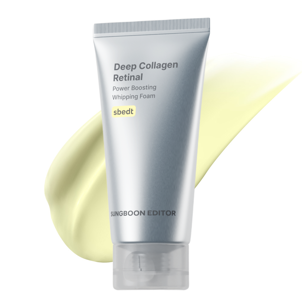 Sungboon Editor Deep Collagen Retinal Pore-Firming Deep Cleansing Whip Foam 120g