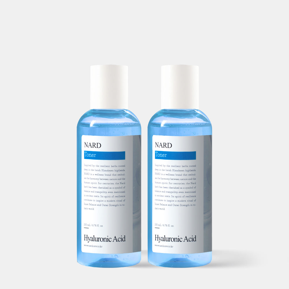 Nard Low-Molecular Hyaluronic Acid Toner 200ml (2 Pack)