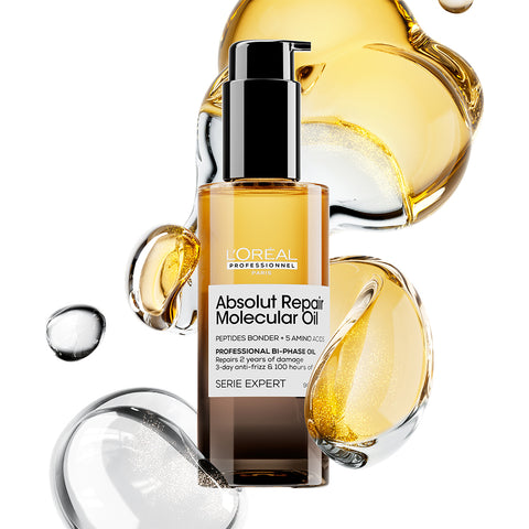 L'Oreal Professionnel Absolut Repair Molecular Radiance Oil Essence 90ml + Shampoo 100ml + Treatment 75ml (Set)